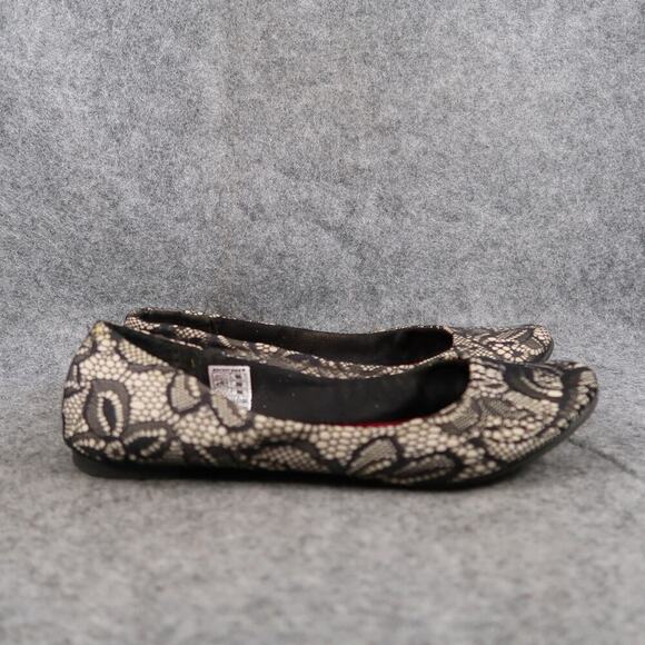 Rocket Dog Shoes - Rocket Dog Shoes Womens 6.5 Ballet Flats Slip On Lace Round Toe Casual Comfort